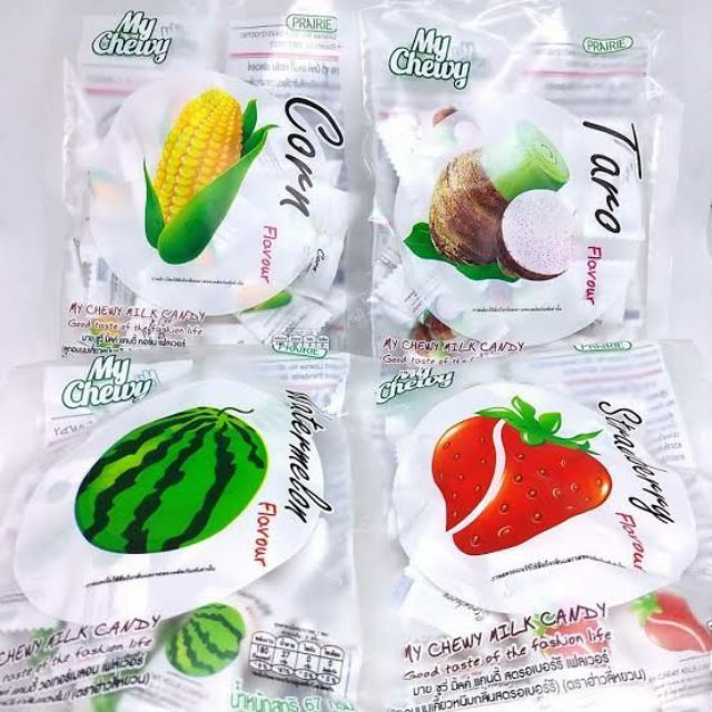 Kẹo Dẻo Mềm Chewy Milk Candy - Set 2 Bịch